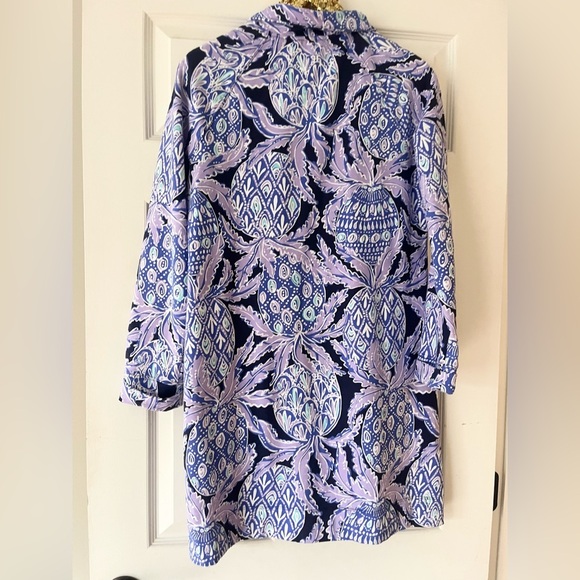 NWOT Lilly Pulitzer UPF 50+ Skipper Dress Lilac‎ Verben Pop Up Coco Safari - Picture 3 of 7